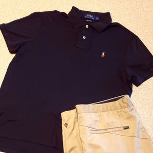 Polo by Ralph Lauren black polo, sz L